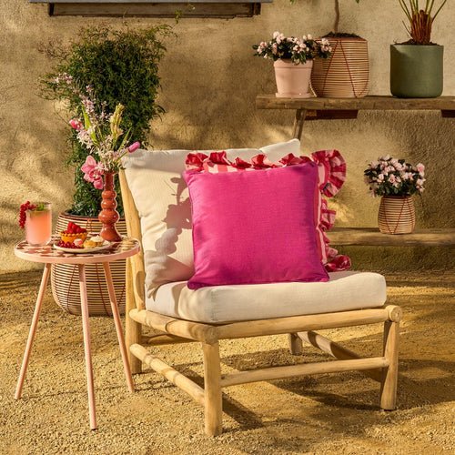 Mica Decorations Como Tuinkussens 45 x 45 x 10 cm - 2 Tuin Kussens met Ritssluiting - Buitenkussen van 50% Katoen en 50% Polyester - Gerecycled