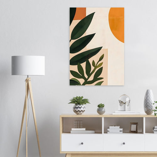 Artfulprints  Boho – Abstract plant   poster 50x70 cm - vtwonen shop