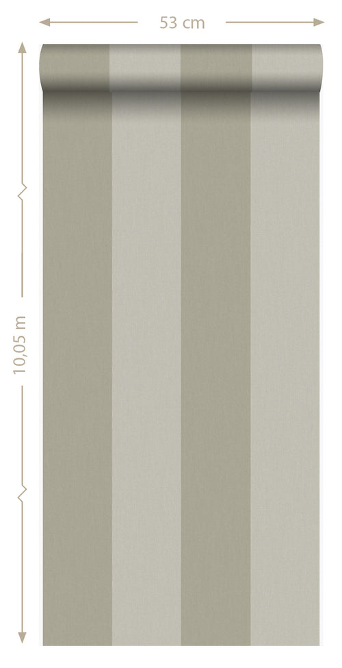 Origin Wallcoverings behang strepen lichtbruin - 53 cm x 10,05 m - 347014 - vtwonen shop