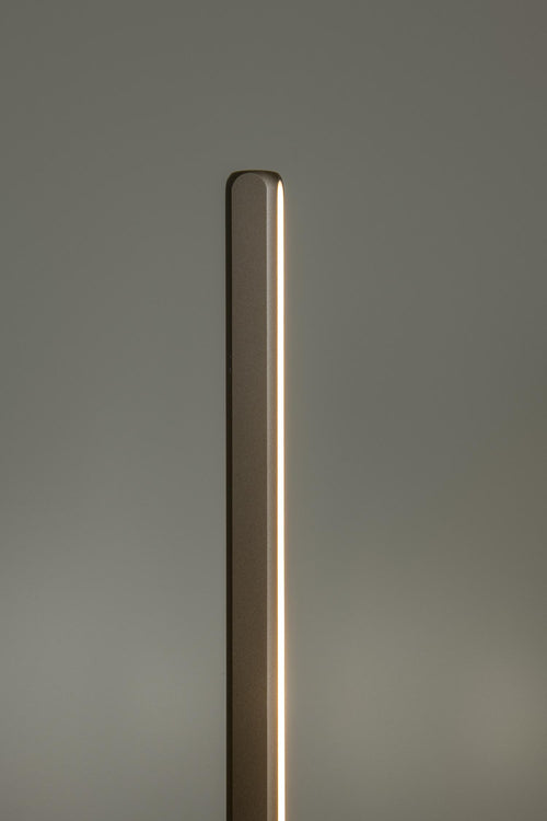 Lucide vloerlamp BRAGA - Geïntegreerde LED - Koffie - vtwonen shop