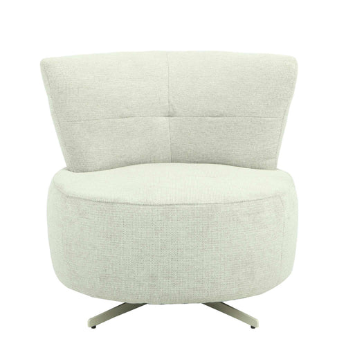 StarFurn Fauteuil Fien - Lichtgrijs Stof - Draaibaar - vtwonen shop