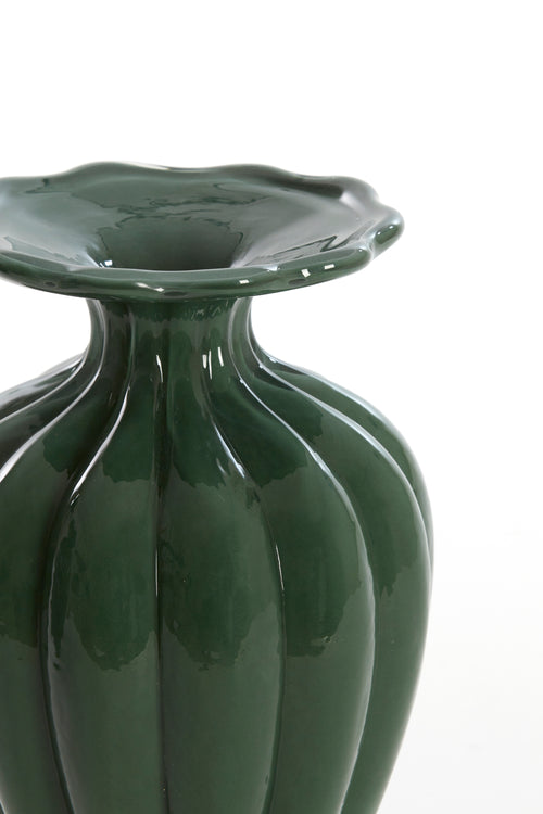 Light & Living vaas ZOFIO - Ø21x31cm - groen - vtwonen shop