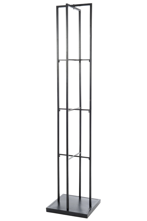 J-Line kussenrek - metaal - zwart