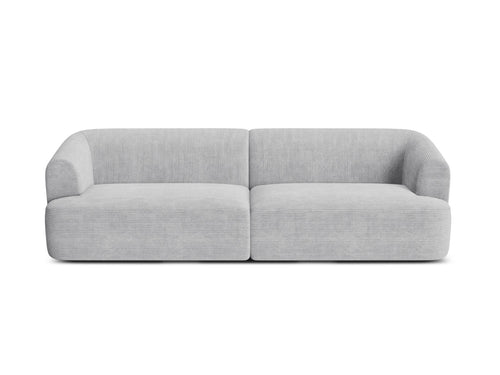 Cosmopolitan Design Modulaire bank Campi 4-zits, ribfluwelen geld - 90x255x70cm