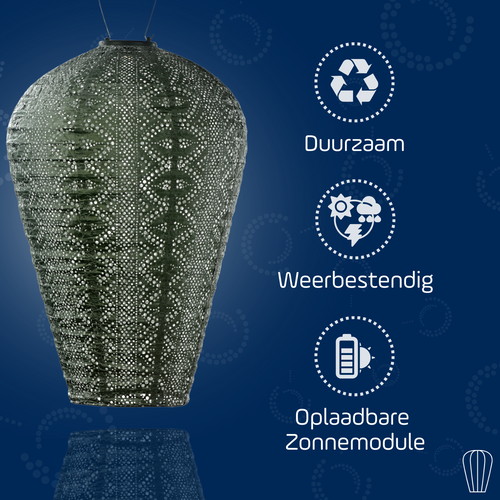 Lumiz solar lampion - monaco set- 3 stuks - vtwonen shop