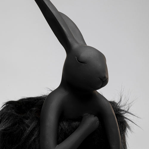 Kare Design tafellamp Animal Fluff - konijn - 50cm - zwart - vtwonen shop