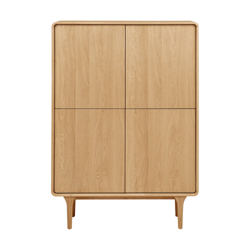 Artichok Mels Eikenhouten Kledingkast Naturel - 180 x 45 cm