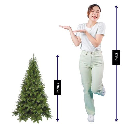 Triumph Tree Tuscan Kerstboom - Kunstboom met Natuurlijke Uitstraling en Kleurcodes - Kerstversiering voor Binnen zonder Onderhoud -