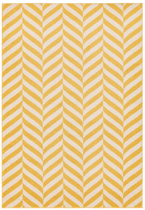 Vloerkleed Easy Living Muse Yellow Chevron Rug MU08 200x290 cm - vtwonen shop