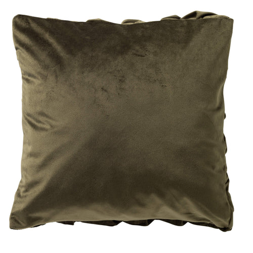 MIRA - sierkussen 45x45 cm - 3D-vlechtpatroon - Mayfly - groen
