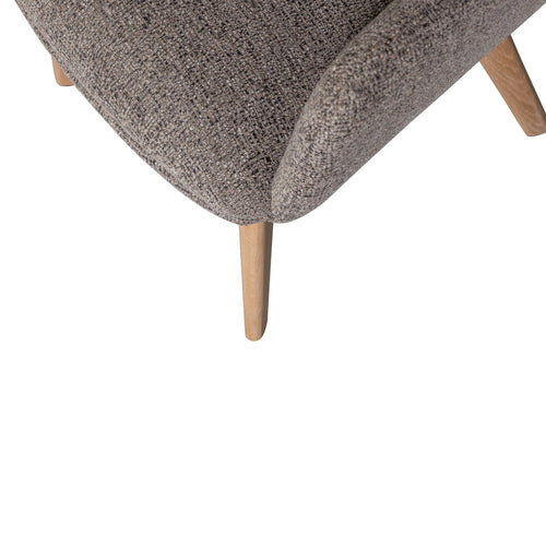 WOOOD eetkamerstoelen Murat Houten Naturel Poot - Taupe - Set van 6 - vtwonen shop