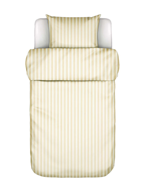 Marc O'Polo Steffe dekbedovertrek - Eenpersoons – 140x200/220 cm - Wood tan