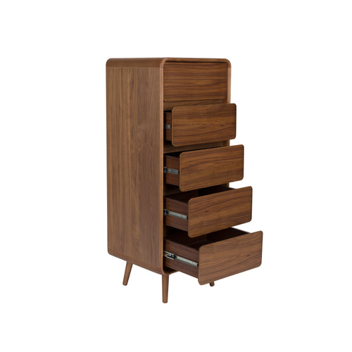 Zuiver Rise Kast/ Ladekast Hout Walnoot - Bruin - vtwonen shop