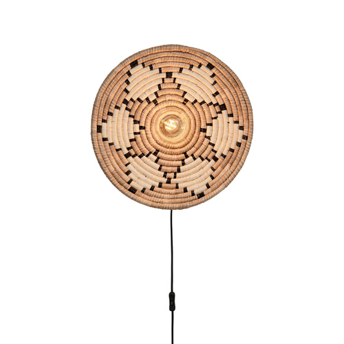 GOOD&MOJO wandlamp Andros - naturel - Ø45cm - vtwonen shop