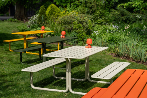 MaximaVida metalen picknicktafel Max olijfgroen - 150 cm - vtwonen shop