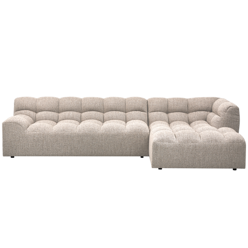 WOOOD chaise longue rechts Allure - Polyester - Naturel - 79x324x165 - vtwonen shop