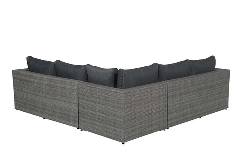 Cayman II lounge set 4-delig - organic grey/antraciet