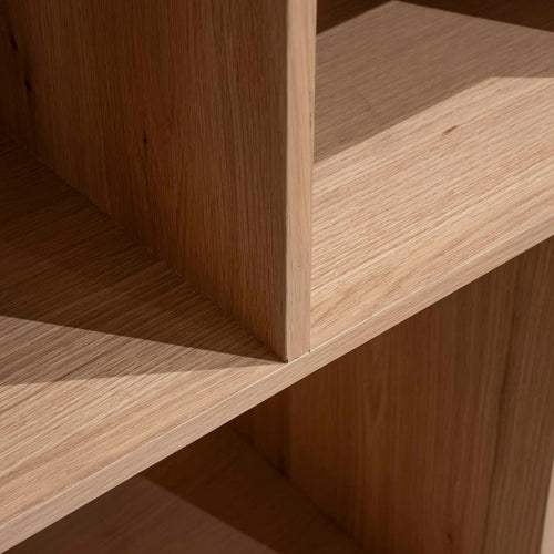 DÉJA Living Vakkenkast Lugo - Naturel Eiken - 80x40x200cm