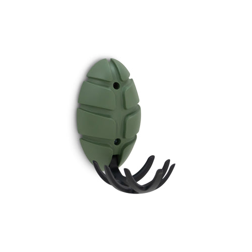 Spinder Design kapstok Bug - Sage green / Zwart - 7 haken