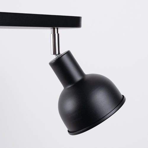 Sollux Lighting Plafondlamp ELBA 2 zwart - 47x24x18,5cm