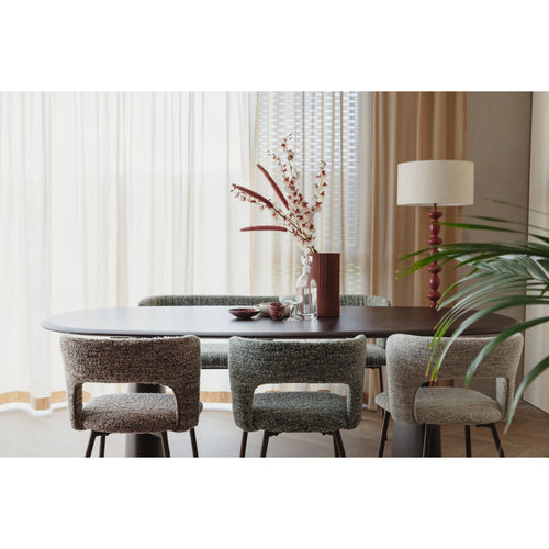 Housecraft Living Chelsea Eetkamerstoelen Bruin - Set van 2