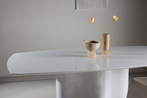 BRAM  eetkamertafel Berdal - wit - 220 x 110 cm
