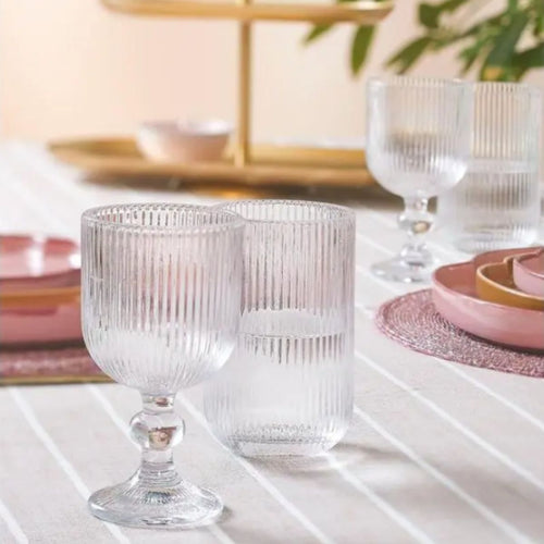 Mica Decorations Merlot Wijnglas set van 6 - 250 ml - Glas - Transparant