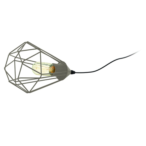 EGLO tafellamp Tarbes - e27 - ø 17,5 cm - grijs - vtwonen shop