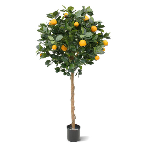 Maxifleur Sinaasappel kunstboom op stam 120cm