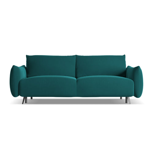 LaMiaSofa 3-zits slaapbank Genova - velours - marien - 230x105x86