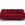 Cosmopolitan Design Slaapbank met opbergdoos Kyoto 3-zits, flueel rood - 100x235x88cm