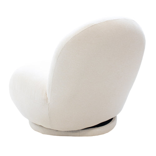 DÉJA Living Draaifauteuil Boone - Stof - Off-White - vtwonen shop