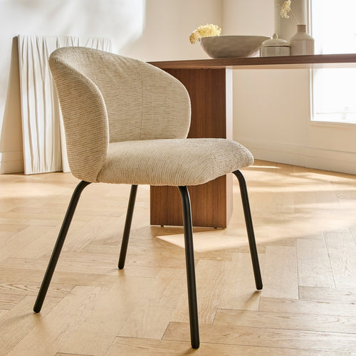 Calicosy - VESPER Set van 2 stoelen - Grijs - 79x45x49 cm