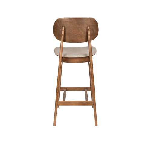 Dutchbone Marais Barkrukken 68,5 cm Walnoot kleur / Beige - Set van 2