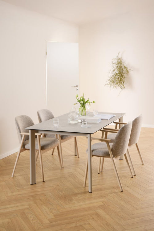 Rebellenclub Eetkamerstoel Dalarna - Set Van 2 - Beige