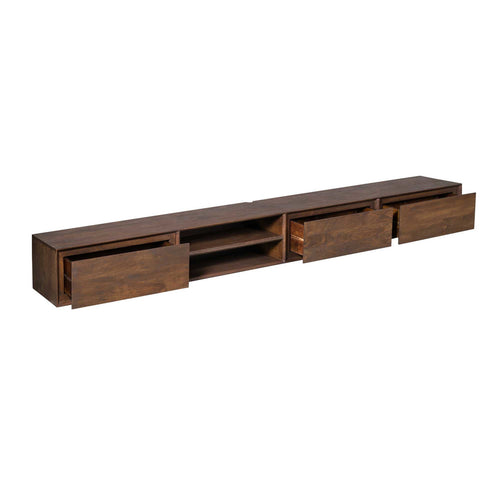 Starfurn Tv-meubel Ambiance - Zwevend - Bruin Hout - 280x35x30cm