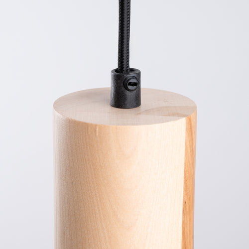 Sollux Lighting Hanglamp FANO zwart - 34x34x120cm