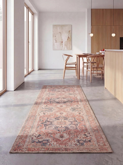 benuta loper Lorenzo - rood - 80x250 cm