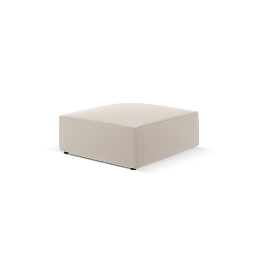 Cosmopolitan Design - Poef Siena imitatieleer duif - 93x93x40cm