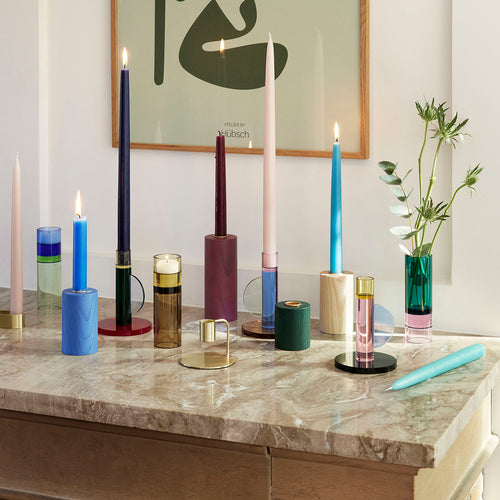 Hübsch kandelaar Astro - kristal - ø10xh14cm - vtwonen shop