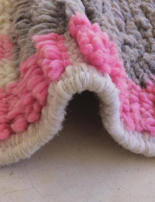 AFK Living vloerkleed Berber - handgemaakt - Wol - 105 x 153 cm - vtwonen shop