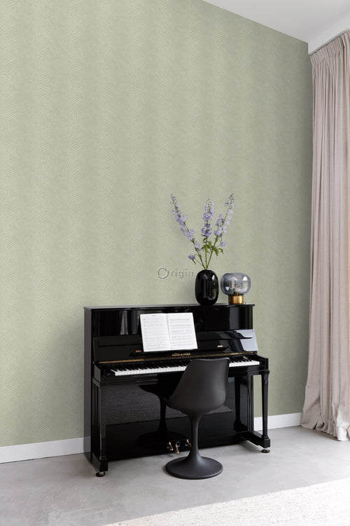 Origin Wallcoverings behang slangenprint kiezelgrijs - 0,53 x 10,05 m - 347767 - vtwonen shop