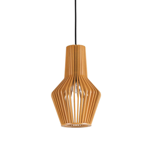 Ideal Lux Citrus - 1-lichts hanglamp in hout, E27