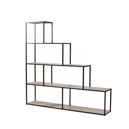 Calicosy - Boekenkast met 5 niveaus Colorado - 30x160x157 cm