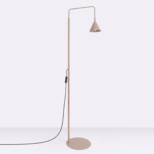 Sollux Lighting Vloerlamp NOX taupe - 30x30x165cm