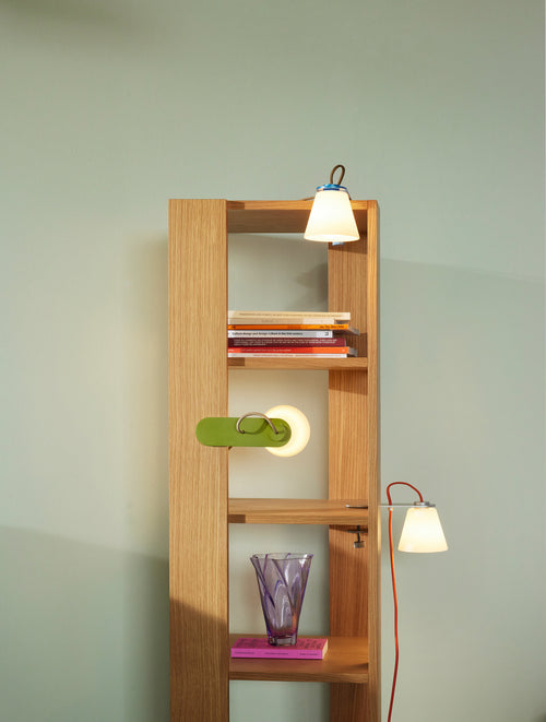 Hübsch wandlamp Lure - glas/ijzer - 23x11xh11cm, g9