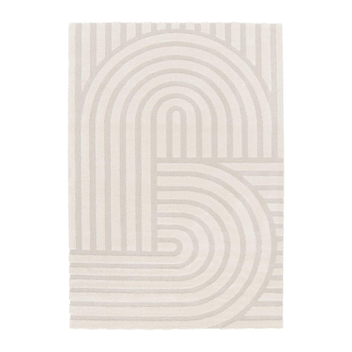 AFK Living vloerkleed  Baltus - reliëfeffect - beige - 160 x 230 cm