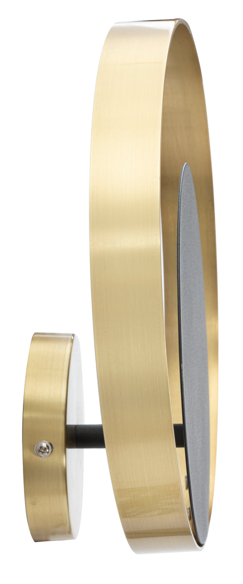 Mauro Ferretti wandlamp - 25x8x25 cm - zwart/goud