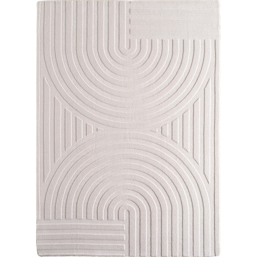 Mrcarpet Vloerkleed Scandinavisch Wit hoog/laag Ella 200 x 290cm