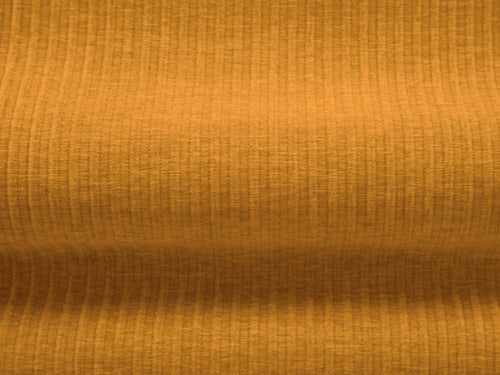 Cosmopolitan Design Bank Arendal 4-zits, chenille met ribbeleffect, mosterd - 102x244x70cm